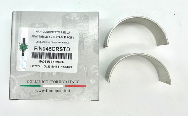 COJINETE BIELA MEDIDA STD ADAPTABLE A (1640045) PARA MOTORES LOMBARDINI: 4LD820,5LD675/2,5LD675,5LD824/3/,5LD825/2,5LD825/3,5LD825/4