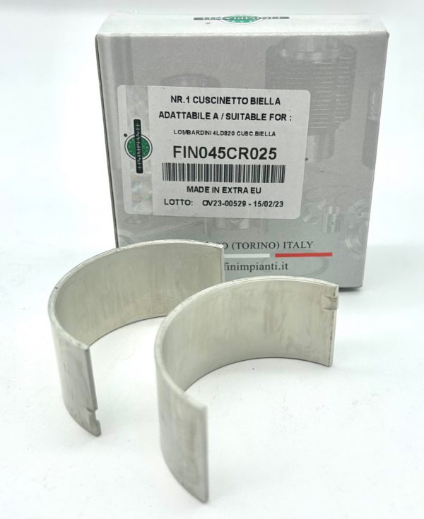COJINETE BIELA -0,25 ADAPTABLE A (1640048) PARA MOTORES LOMBARDINI: 4LD820,5LD675/2,5LD675,5LD824/3/,5LD825/2,5LD825/3,5LD825/4