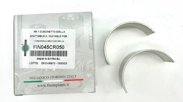 COJINETE BIELA -0,50 ADAPTABLE A (1640049) PARA MOTORES LOMBARDINI: 4LD820,5LD675/2,5LD675,5LD824/3/,5LD825/2,5LD825/3,5LD825/4
