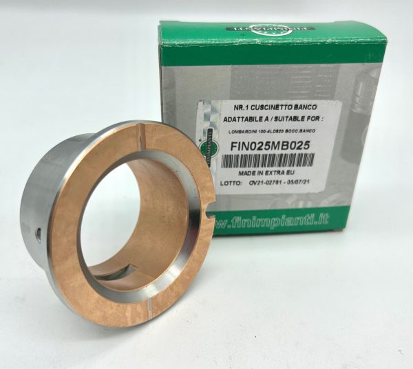 COJINETE LADO VOLANTE +0,25  ADAPTABLE A (1611226) PARA MOTORES LOMBARDINI: 4LD640, LDA96, 4LD820, 4LD705, LDA100, LDA820
