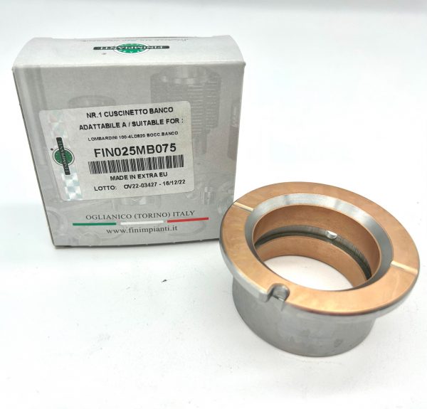 COJINETE LADO VOLANTE +0,75  ADAPTABLE PARA MOTORES LOMBARDINI: 4LD640, LDA96, 4LD820, 4LD705, LDA100, LDA820