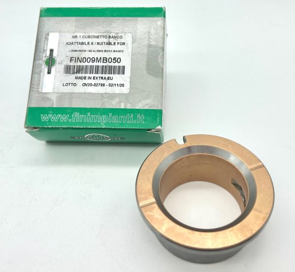 COJINETE LADO DISTRIBUCION +0,50 ADAPTABLE A (1610058) PARA MOTORES LOMBARDINI: 4LD640, LDA96, 4LD820, 4LD705, LDA100, LDA820