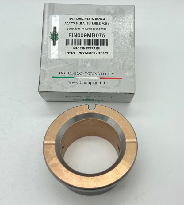 COJINETE LADO DISTRIBUCION +0,75 ADAPTABLE PARA MOTORES LOMBARDINI: 4LD640, LDA96, 4LD820, 4LD705, LDA100, LDA820