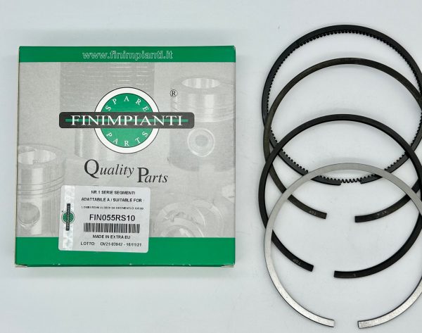 JUEGO SEGMENTOS +1mm ADAPTABLE A (8210060) PARA MOTORES LOMBARDINI: 4LD820, LDA820