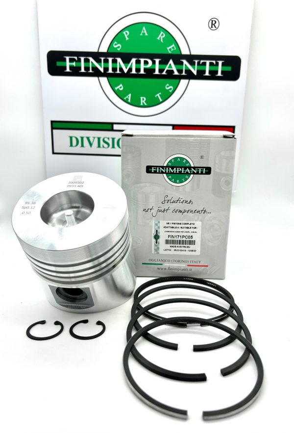 PISTON 95,50 ADAPTABLE A (6500071) PARA MOTORES LOMBARDINI: LDA 96, LDA 97, 4LD640