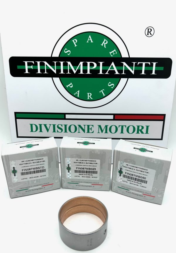COJINETE BANCADA A +1 mm ADAPTABLE A MOTORES LOMBARDINI LDA672, LDA673, LDA674 DISPONEMOS DE COJINETES A MEDIDAS STD, +0,25 , +0,50, +075, +100 Y EN BRUTO PARA RECTIFICAR SU INTERIOR