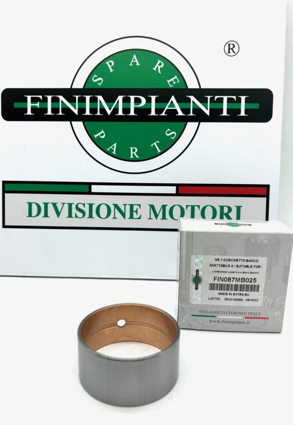 COJINETE BANCADA A +0,25 ADAPTABLE A MOTORES LOMBARDINI LDA672, LDA673, LDA674 DISPONEMOS DE COJINETES A MEDIDAS STD, +0,25 , +0,50, +075, +100 Y EN BRUTO PARA RECTIFICAR SU INTERIOR
