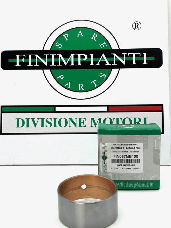 COJINETE BANCADA A +1 mm ADAPTABLE A MOTORES LOMBARDINI LDA672, LDA673, LDA674 DISPONEMOS DE COJINETES A MEDIDAS STD, +0,25 , +0,50, +075, +100 Y EN BRUTO PARA RECTIFICAR SU INTERIOR