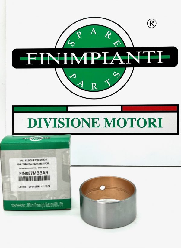 COJINETE DE BANCADA PARA RECTIFICAR SU INTERIOR A LA MEDIDA DESEADA, YA QUE ESTA  A +1,5 mm ADAPTABLE A MOTORES LOMBARDINI LDA672, LDA673, LDA674. DISPONEMOS DE COJINETES A MEDIDAS STD, +0,25 , +0,50, +075, +100 Y EN BRUTO PARA RECTIFICAR SU INTERIOR