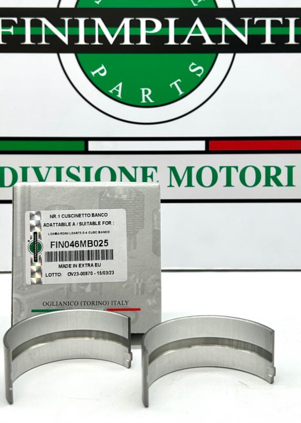COJINETE CENTRAL A +0,25 ADAPTABLE A MOTORES LOMBARDINI LDA672, LDA673, LDA674 DISPONEMOS DE COJINETES A MEDIDAS STD, +0,25 , +0,50, +075, +100 Y EN BRUTO PARA RECTIFICAR SU INTERIOR