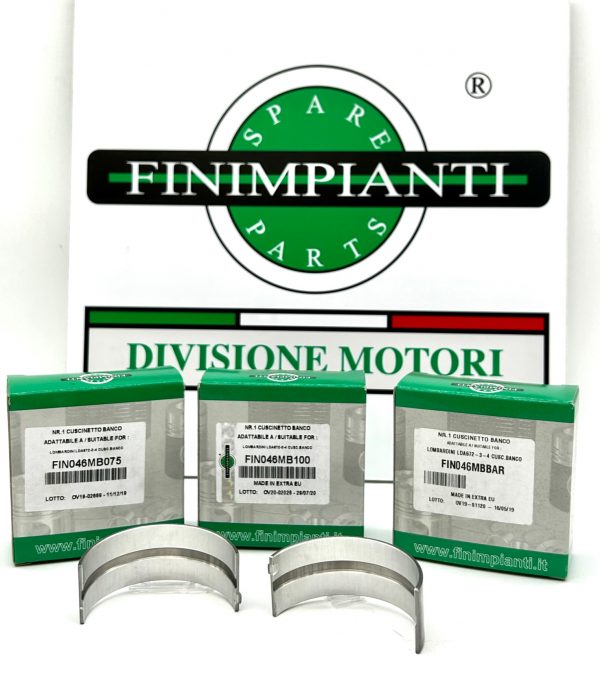 COJINETE CENTRAL A +0,25 ADAPTABLE A MOTORES LOMBARDINI LDA672, LDA673, LDA674 DISPONEMOS DE COJINETES A MEDIDAS STD, +0,25 , +0,50, +075, +100 Y EN BRUTO PARA RECTIFICAR SU INTERIOR