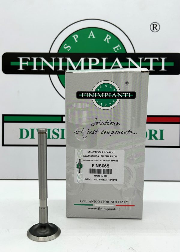 VALVULA ESCAPE ADAPTABLE A (9685019) PARA MOTORES LOMBARDINI:LDA672, LDA832, 5LD675-2, 5LD675-3, LDA672, LDA832, LDA672, LDA673, LDA672, LDA832, LDA832, LDA833