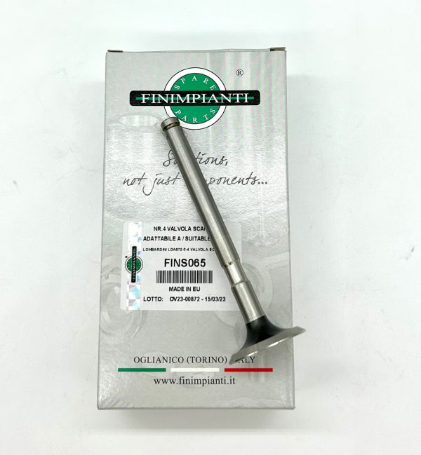 VALVULA ESCAPE ADAPTABLE A (9685019) PARA MOTORES LOMBARDINI:LDA672, LDA832, 5LD675-2, 5LD675-3, LDA672, LDA832, LDA672, LDA673, LDA672, LDA832, LDA832, LDA833