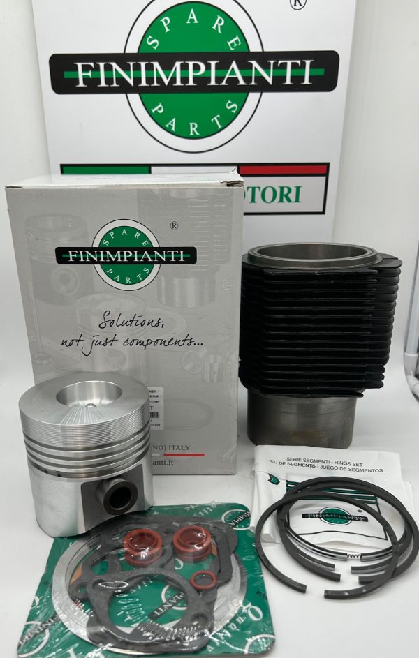 EQUIPO MOTOR ADAPTABLE A LOMBARDINI LDA 672 KIT COMPUESTO POR CILINDRO + PISTON COMPLETO + JUNTAS PARTE ALTA