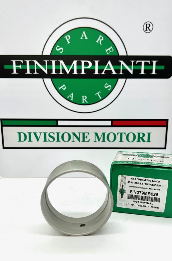 COJINETE DE BANCADA  A +0,25mm ADAPTABLE A MOTORES LOMBARDINI LDA832, LDA833, LDA834,5LD825/2, 5LD825/3, 5LD825/4, 5LD930/3, 5LD930/4 DISPONEMOS DE COJINETES A MEDIDAS STD, +0,25 , +0,50, +075, +100 Y EN BRUTO PARA RECTIFICAR SU INTERIOR