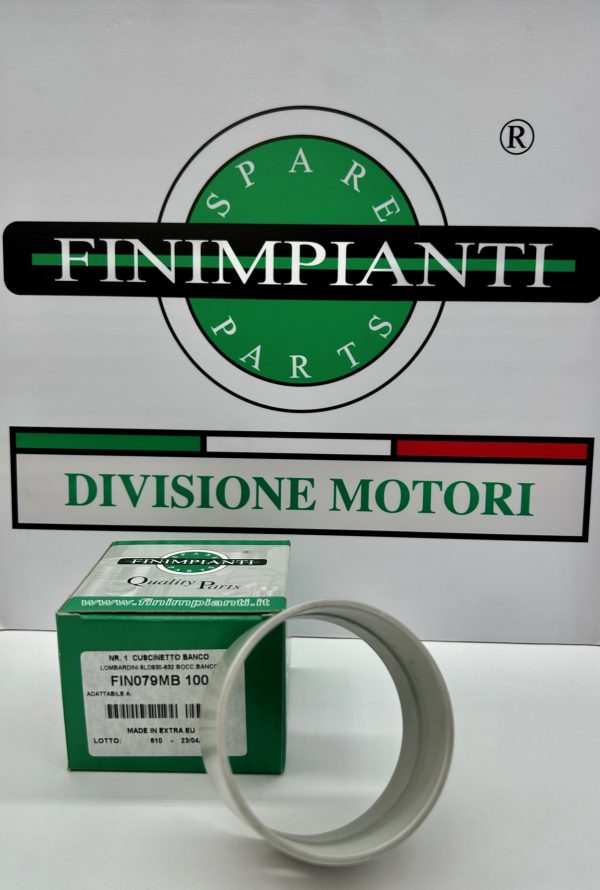 COJINETE DE BANCADA  A +1mm ADAPTABLE A MOTORES LOMBARDINI LDA832, LDA833, LDA834,5LD825/2, 5LD825/3, 5LD825/4, 5LD930/3, 5LD930/4 DISPONEMOS DE COJINETES A MEDIDAS STD, +0,25 , +0,50, +075, +100 Y EN BRUTO PARA RECTIFICAR SU INTERIOR